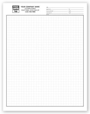 205 Graph Papers Standard 1/4