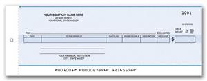 2200NC Accounts Payable Center Check 3 1/4 x 9 1/8