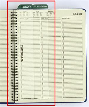 25851 Appointment Bookmarker Set for Wirebound Books 6 x 11