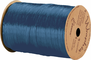 263-2-16 Pearlized Royal Blue Wraphia Ribbon 1/4