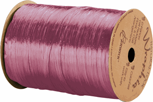 Pearlized Grape Purple Wraphia Ribbon 1/4