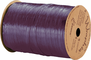 263-2-67 Pearlized Plum Wraphia Ribbon 1/4