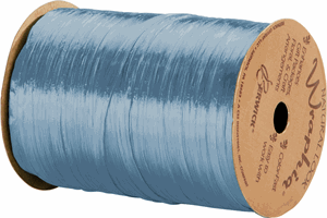 263-2-91 Pearlized Williamsburg Blue Wraphia Ribbon 1/4