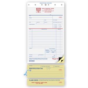 312 Service Orders Carbon Claim Check Small Format 5 1/2 x 11