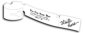 398 Weather Resistant Plant Tag Tyvek White 8 1/2 x 3/4