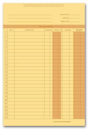 461 Accounts Receivable Ledgers 7 3/8 X 11