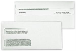 5022C Double Window Confidential Self Seal Envelope 9 X 4 1/8