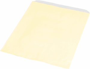 1000 Cream Paper Merchandise Bags 6 1/4 x 9 1/4