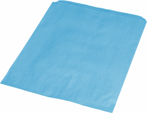 1000 Sky Blue Paper Merchandise Bags 6 1/4 x 9 1/4