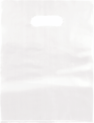 Clear Frosted High Density Merchandise Bags 9 x 12