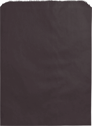 1000 Black Paper Merchandise Bags 8 1/2 x 11