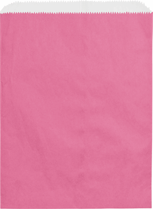 1000 Hot Pink Paper Merchandise Bags 8 1/2 x 11