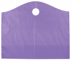 250 Grape Purple Frosted Wave Merchandise Bags 22 x 8 x 18
