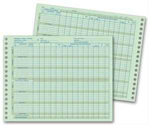 575 Individual Payroll Records 11 11/16 x 9