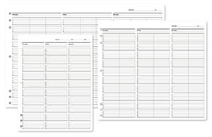 5755 Timescan Undated Appointment Sheets 1 Col 15 Min 8 1/2 x 11