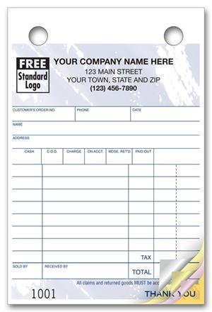 609T Multi Purpose Register Forms Colors Design Small Format 4 x 6