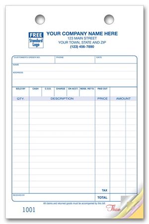 610 Multi Purpose Register Forms Classic Design Large Format 5 1/2 x 8 1/2