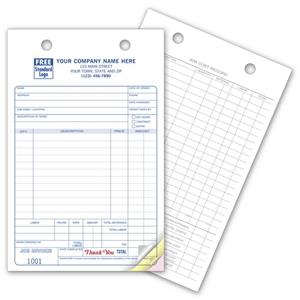 621 Work Order Register Forms Large Classic 5 1/2 x 8 1/2