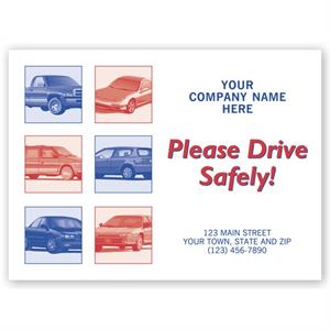 6517 Auto Floor Mat Please Drive Safely 19 x 14