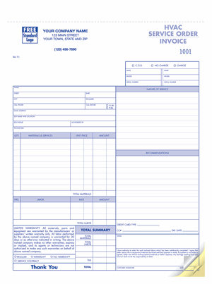 6538 Service Orders HVAC 8 1/2 x 11