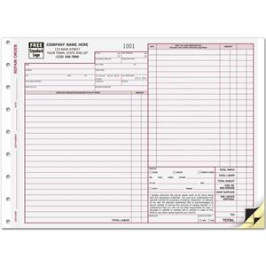 6580 Repair Orders Expanded with Carbons 11 x 8 1/2