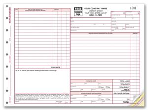 6584A Repair Orders with Large Terms Area 11 x 8 1/2