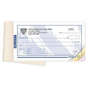 691T Receipts Pocket Size Booked 6 3/4 x 3 3/8