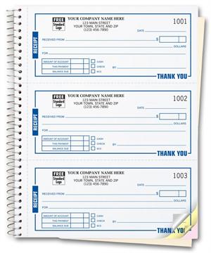 696 Receipts High Impact Booked Desk Size 3 To Page 6 3/4 x 8 1/2