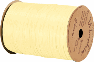 74900-05 Matte Yellow Wraphia Ribbon 1/4