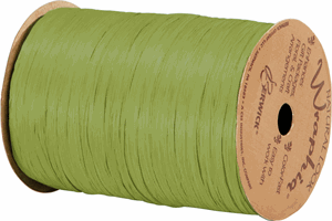 74900-102 Matte Jungle Green Wraphia Ribbon 1/4