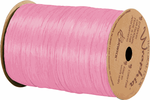 74900-27 Matte Azalea Pink Wraphia Ribbon 1/4