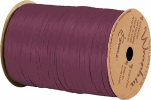 74900-31 Matte Wine Wraphia Ribbon 1/4