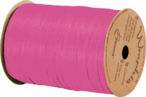 74900-41 Matte Hot Pink Wraphia Ribbon 1/4