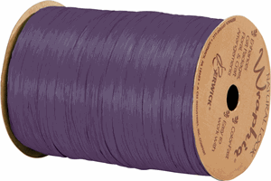 74900-50 Matte Plum Wraphia Ribbon 1/4