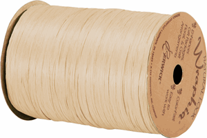 74900-86 Matte Ivory Wraphia Ribbon 1/4