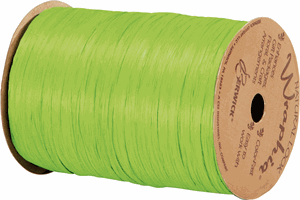 74900-99 Matte Chartreuse Green Wraphia Ribbon 1/4