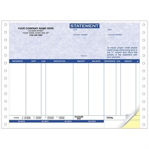 9063G Statements Continuous Parchment 8 1/2 x 7