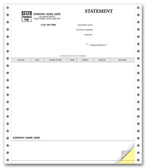 9064 Statements Continuous Classic 8 1/2 x 11