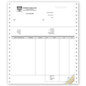 9088 Invoices Continuous Classic 8 1/2 x 11