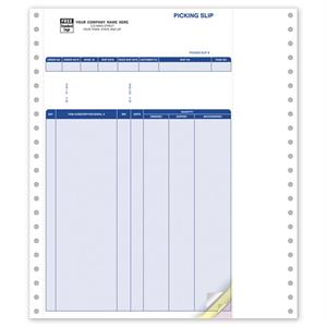 91440 Forms Continuous Pick List 9 1/2 x 11