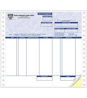 9191G Continuous Statement Parchment 8 1/2 x 8 1/2