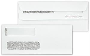 92500 Check Envelopes Double Window Self Seal 8 5/8 x 3 5/8