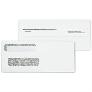 92663 Double Window Confidential Envelope Self Seal 8 5/8 x 3 5/8