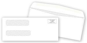 9379 Double Window Confidential Envelopes 8 5/8 x 3 5/8