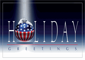 AA1014 American Greeting Patriotic Holiday Cards 7 7/8 x 5 5/8