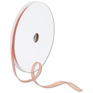 Sheer Organdy Coral Ribbon 1/4