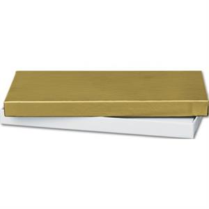 Gold Gift Certificate Boxes 6 5/8 x 3 1/4 x 5/8