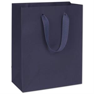 100 Nolita Navy Manhattan Paper Bags Eco Euro-Shoppers 8 x 4 x 10