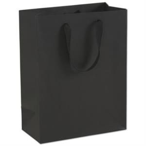 100 Broadway Black Manhattan Paper Bags Eco Euro-Shoppers 10 x 5 x 13