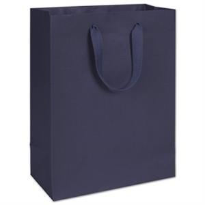 100 Nolita Navy Manhattan Paper Bags Eco Euro-Shoppers 10 x 5 x 13